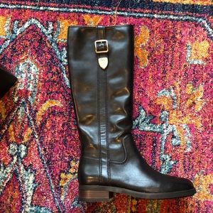 NWT (IN BOX) COACH BLACK ‘EASTON’ TALL BOOTS
